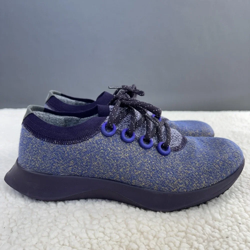 Allbirds Wool Runner Mizzle Shoes Womens Size 10 Blue‎ Purple Sneakers Comfort